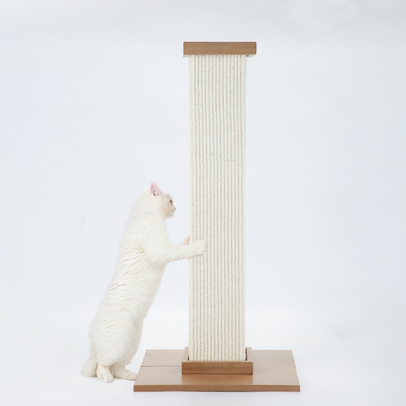 Transform Your Cat's Scratching Habit with the Sisal Roman Column Pet Scratching Board Toy