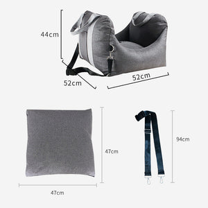 The Ultimate Solution for Traveling with Your Pet: Detachable Washable Portable Pet Car Seat Carrier
