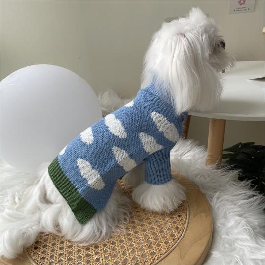 Stylish Jacquard Pet Sweater For Warmth And Comfort