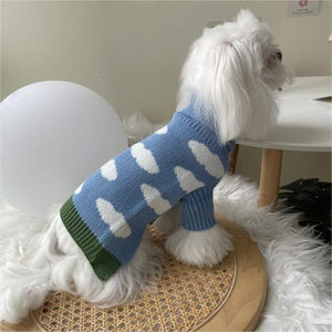 Stylish Jacquard Pet Sweater For Warmth And Comfort
